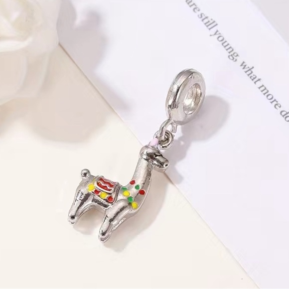 3/$15 Cute Little Alpaca Pandora-type European charm - Picture 4 of 7